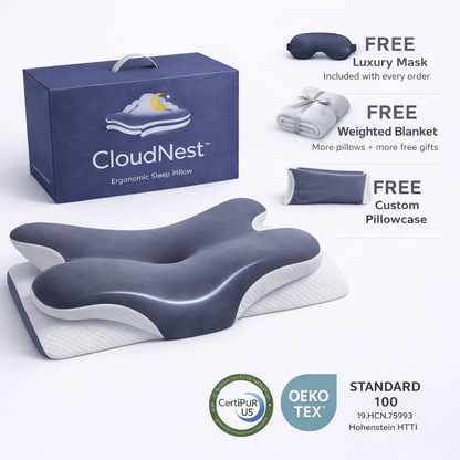 CloudNest™ Ergonomic Alignment Sleep Pillow